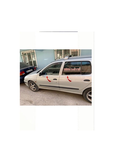Renault Megane 1 SW Krom Cam Çıtası 1996-2003 Paslanmaz Çelik 4 P