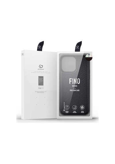 Dux Ducis Fino Serisi Apple Uyumlu iPhone 14 Pro Premium Dokuma Silikon Kilif 561082413