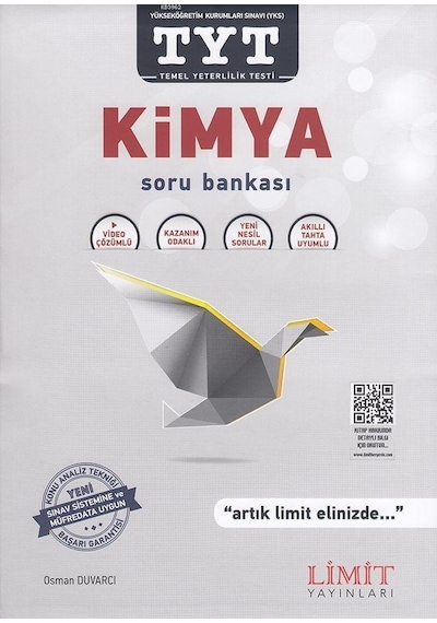 Limit Yayınları Tyt Kimya Soru Bankası Limit