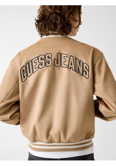 Guess Gj Suni Süet Bomber Erkek Bej Ceket M6rl0jwj842-g1fe Bej