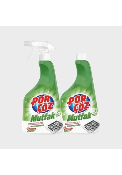 Porçöz Mutfak 750 Ml + 750 Ml Çamaşır Suyu Katkılı Kir Sökücü Bah