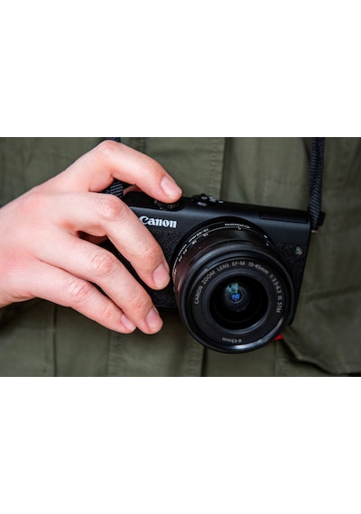 Canon EOS M200 + 15-45 MM IS STM Aynasız Fotoğraf Makinesi (Canon Eurasia Garantili)