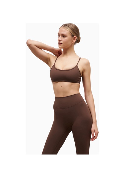 Because Of Alice Because Of Alicebase Sculpting Cami Bra Şekillendirici Spor Sütyeni Kahverengi