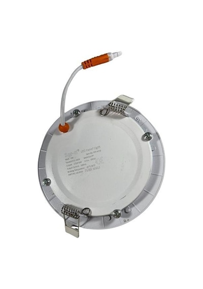 Sıvaaltı Beyaz Gömme Led Panel-spot Lamba Işık Gücü:6w Dış Çap:12 Cm Delik Çap:10,5 Cm Led Panel 1 Adet