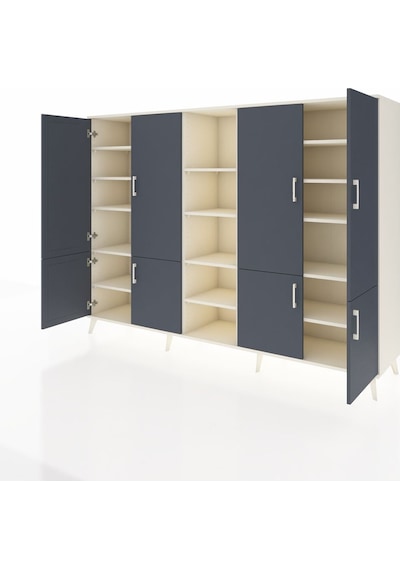 Hyperion Dolap 14 Raflı 8 Kapaklı 220x44x163 Aytaşı-antrasit/ayta Aytaşı-antrasit/aytaşı Hyperion Dolap 14 Raflı 8 Kapaklı 220x44x163 Aytaşı-antrasit/ayta Aytaşı-antrasit/aytaşı
