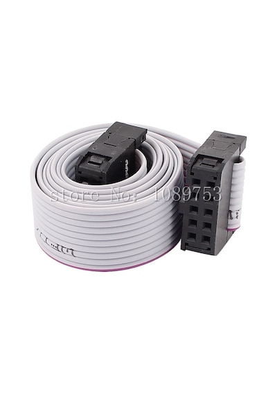 6 8 10 12 14 16 20 24 26 Pin Idc Flat Yassı Dişi Dişi Kablo 10 Cm-2X8=16 Pin