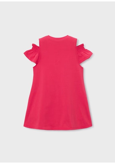 Mayoral Çantalı Kız Çocuk Elbise 3941 Kırmızı Mayoral Çantalı Kız Çocuk Elbise 3941 Kırmızı