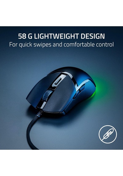 Razer Cobra Kablolu Oyun Faresi: 58g Hafif Tasarım - Gen-3 Optik