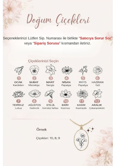 925 Ayar Gümüş Doğum Çiçeği Yüzüğü Kişiye Özel Mühür Yüzük Erk Gümüş