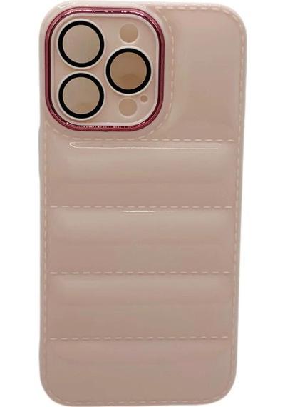 Pointtech Apple Uyumlu iPhone 11 Pro Puffer Silikon Kılıf Kamera Koruma Lens Korumalı Parlak Telefon Kılıfı