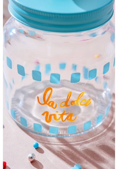 Acar Vicenza Renkli Cam Kavanoz - 600 Ml Renkli