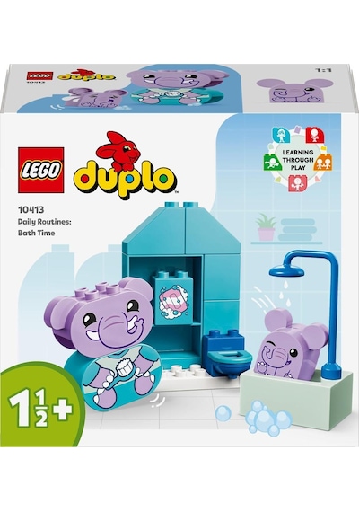 LEGO® DUPLO® İlk Günlük Rutinlerim: Banyo Zamanı 10413 1½+ Eğitici Oyuncak Yapım Seti - 15 Parça