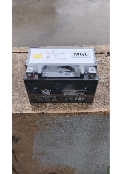 Mondial Virago 50 Uyumlu Kaliteli Hazır Şarjlı Akü 12 V 7 Ah