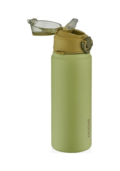 Shotay Çelik Termos Matara 750ml Yeşil Yeşil