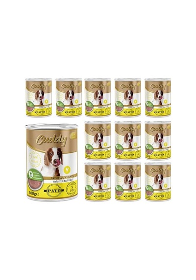 Yetişkin Köpek Tavuklu Pate 400 Gr X 12 Adet