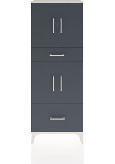 Arges Dolap 4 Raflı 2 Çekmeceli 4 Kapaklı 60x30x163 Aytaşı-an... Aytaşı