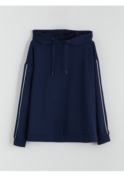 Lcw Everyday Lacivert Oversize Kadın Hoodie