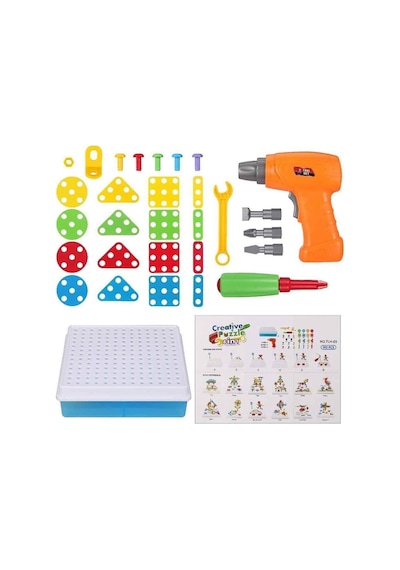 Urt014-001 3d Eğitici Matkap Seti Hayvanlar - Özel Seri B03.urt014