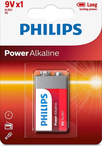 Ayt Philips 6lr61-p1b 9 Volt Power Alkalin Pil Tekli