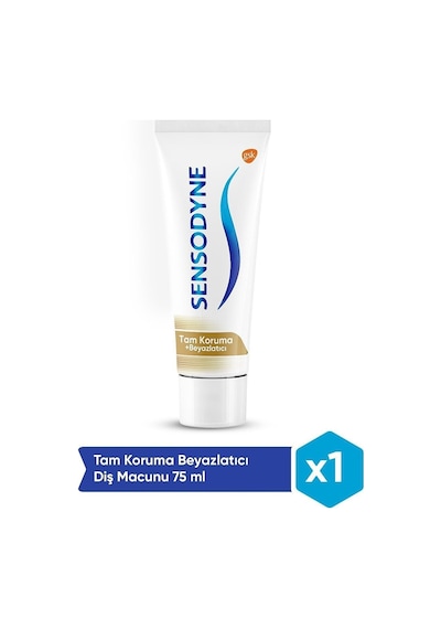 Sensodyne Tam Koruma + Beyazlatıcı Diş Macunu 75 ML