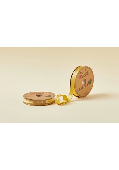 Biye Saten Katlı 037 Gold 2 Cm 25 Metre %100 Polyester