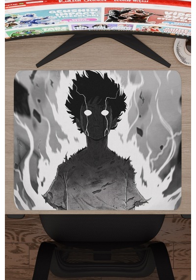 Mob Psycho 100 Anime V1 - 48x40 Xl Gaming Kauçuk Kaymaz Taban Mouse Pad Fare Altlığı