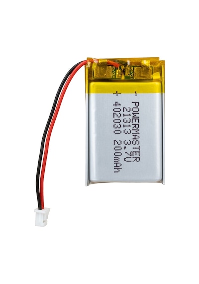 Powermaster 3.7 Volt 200 Mah Lityum Polimer Şarjlı Pil 4x20x30 Mm Akıllı Saat Kulaklık Pili