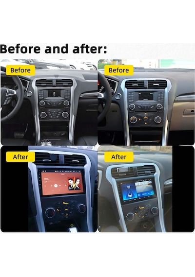Ford Mondeo (2015-2020) Android 2 Gb + 32 Gb Rom Carplay Multimedya JAPON SERİ