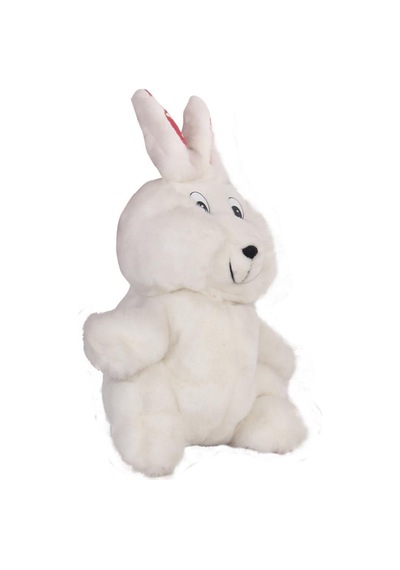 Kukla Tavşan Beyaz Peluş 31 Cm