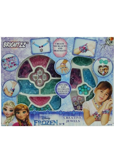 Frozen Büyük Boncuk Takı Seti Mavi