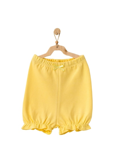 Dear Enika Andywawa Kız Bebek Ananas Desenli Alt Üst Sarı Şort Takım Ac21633r 001