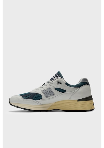 New Balance Deri Karışımlı Sneaker Ayakkabı Erkek Ayakkabı U991to2 Gri-petrol
