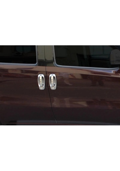 Fiat Doblo Krom Kapı Kolu 4 Kapı 8 Parça Set 2010-2021 Arası
