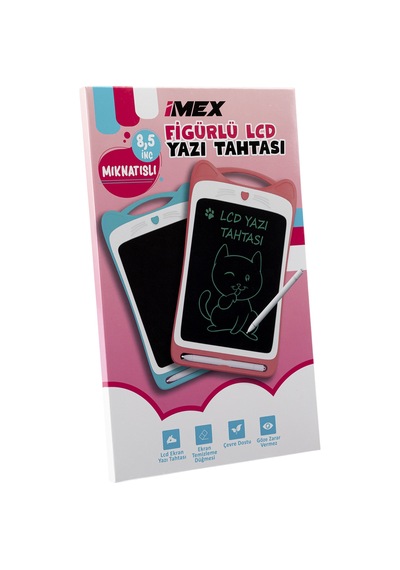 Imex Lcd Yazı Tahtası - Figürlü / Pembe