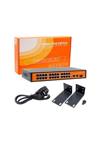 Powermaster Poe24fe+2ge+1sfp 300w 10/100 Mbps Ethernet Switch