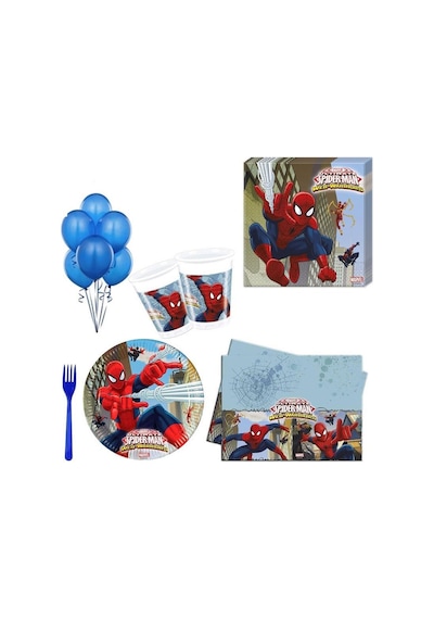Spiderman Partisi Örümcek Adam Doğumgünü 24 Kişilik 12 Parça