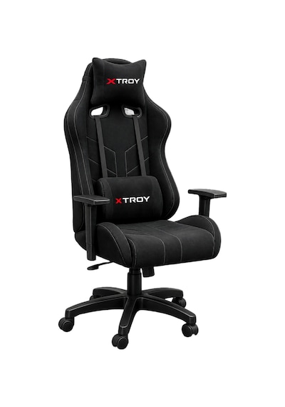 XTroy Rock Model Kumaş Oyuncu Koltuğu Siyah