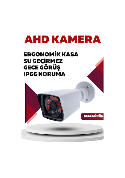 İrtech-10 Kameralı Güvenlik Kamera Seti Gece Görüşlü-su Geçirmez-tak Çalıştır G03