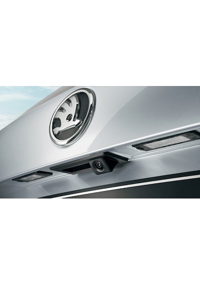 Skoda Superb 2016-2019 Kamerası Bagaj Açma Kolu Tutamak Plakalık