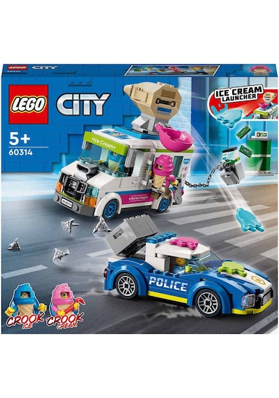 LEGO® City 60314 Dondurma Kamyonu Polis Takibi 317 Parça