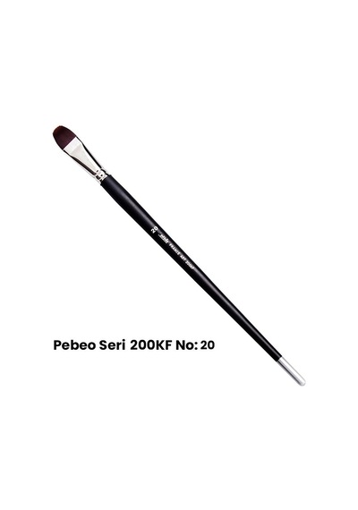 Pebeo 200Kf Seri Sentetik Kedi Dili Fırça No 20