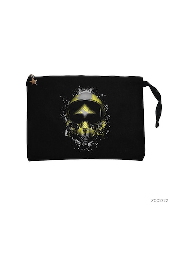 Solo Türk Dark Pilot Siyah Clutch Astarlı Cüzdan / El Çantası