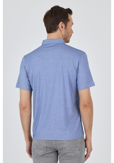 Saks Kısa Kol Düz Suprem Polo Yaka Cepsiz Pamuklu Casual Slim Fit Tişört 1011250160 602 Saks