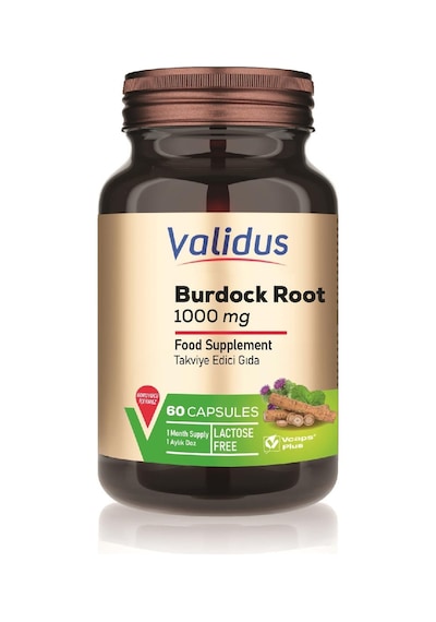 Validus Burdock Root 1000 Mg 60 Kapsül