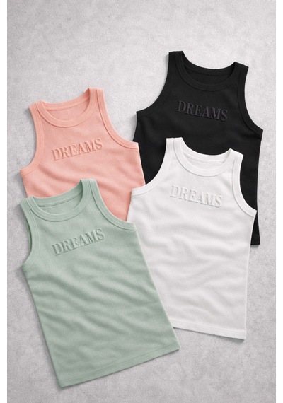 Demirsa Boutique Halter Yaka 4'lü Pudra, Yeşil, Siyah Ve Beyaz Renk Modal Kaşkorse Kadın Atlet Pudra-yeşil-siyah-beyaz Demirsa Boutique Halter Yaka 4'lü Pudra, Yeşil, Siyah Ve Beyaz Renk Modal Kaşkorse Kadın Atlet Pudra-yeşil-siyah-beyaz