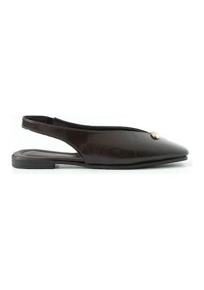 Polomia Comfort Kadın Küt Burun V Kesim Rugan Gold Düğme Aksesuar Ayarlanabilir Sandalet Flat Şık Babet Kahverengi Polomia Comfort Kadın Küt Burun V Kesim Rugan Gold Düğme Aksesuar Ayarlanabilir Sandalet Flat Şık Babet Kahverengi