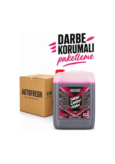Snow Candy Foam 5 L Pembe Köpük Oto Yıkama Şampuanı Yoğun Köpüklü Konsantre Ön Yıkama Köpüğü