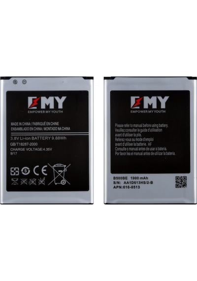 Samsung Uyumlu Galaxy İ9190 S4 Mini için Emy 1900 Mah Lityum-Lion Batary