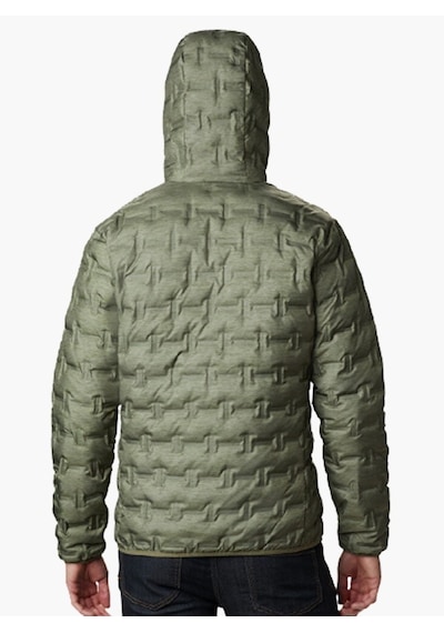 Columbia Wo0954 Delta Ridge Down Hooded Erkek Kaz Tüyü Mont Yeşil