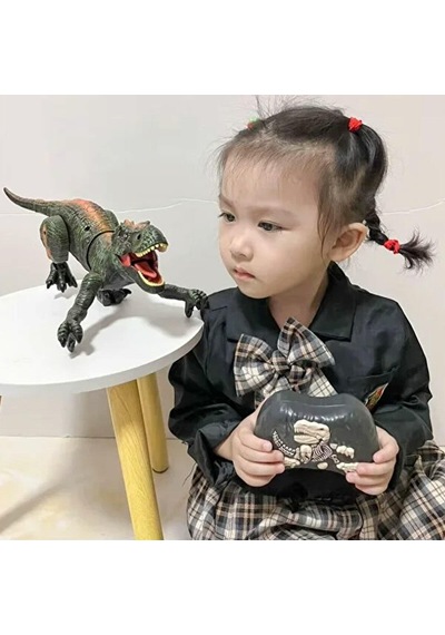 Uzaktan Kumandalı Büyük T-rex Dinozor - 48 Cm Duman Efektli, Sesli Ve Işıklı Usb Şarjlı Rc Aksiyon F